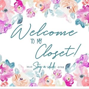Welcome to my closet!